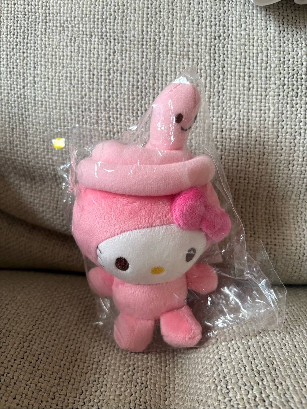 Hello Kitty zodiac year of snake Pink Plush key chain